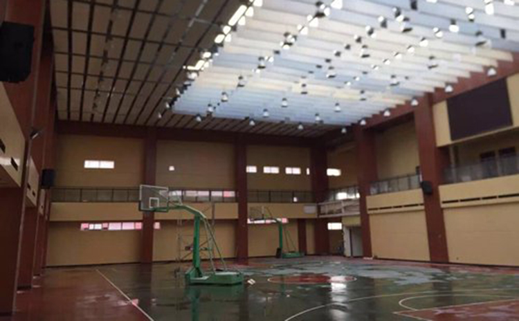 重慶中學體育館吸音板工程 重慶中學體育館吸音板工程